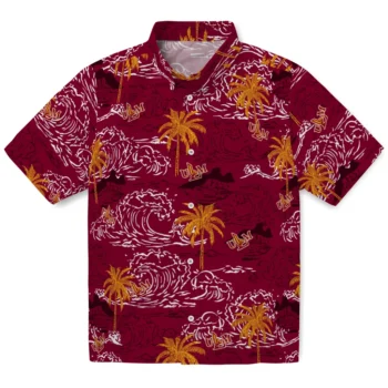 louisiana monroe warhawks wave palm red hawaiian shirts best selling