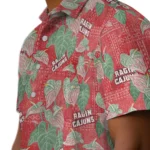 Louisiana Ragin’ Cajuns Hawaiian Shirt – Anthurium Overlay
