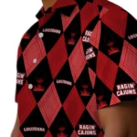 Louisiana Ragin’ Cajuns Hawaiian Shirt – Golfing Plaid