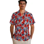 Louisiana Ragin’ Cajuns Hawaiian Shirt – Hibiscus Fiesta