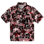 Louisiana Ragin’ Cajuns Hawaiian Shirt – Hibiscus Overlay