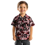 Louisiana Ragin’ Cajuns Hawaiian Shirt – Hibiscus Overlay