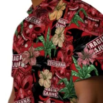 Louisiana Ragin’ Cajuns Hawaiian Shirt – Hibiscus Tiki Jungle