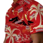 Louisiana Ragin’ Cajuns Hawaiian Shirt – Palm Tree Island