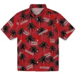 Louisiana Ragin’ Cajuns Hawaiian Shirt – Palm Tree Motif