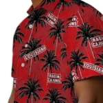 Louisiana Ragin’ Cajuns Hawaiian Shirt – Palm Tree Motif