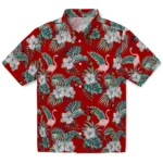 Louisville Cardinals Hawaiian Shirt – Flamingo and Hibiscus