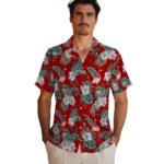 Louisville Cardinals Hawaiian Shirt – Flamingo and Hibiscus