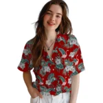 Louisville Cardinals Hawaiian Shirt – Flamingo and Hibiscus