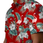 Louisville Cardinals Hawaiian Shirt – Flamingo and Hibiscus