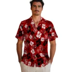 Louisville Cardinals Hawaiian Shirt – Hibiscus Flower Design