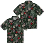 Louisville Cardinals Hawaiian Shirt – Hibiscus Leaves Pattern