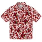 Louisville Cardinals Hawaiian Shirt – Hibiscus Motif