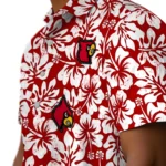 Louisville Cardinals Hawaiian Shirt – Hibiscus Motif