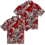 Louisville Cardinals Hawaiian Shirt – Palm Leaves