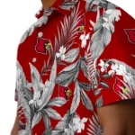 Louisville Cardinals Hawaiian Shirt – Palm Leaves