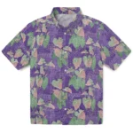 LSU Tigers Hawaiian Shirt – Anthurium Overlay