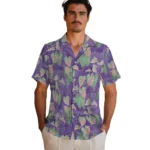 LSU Tigers Hawaiian Shirt – Anthurium Overlay