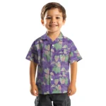 LSU Tigers Hawaiian Shirt – Anthurium Overlay