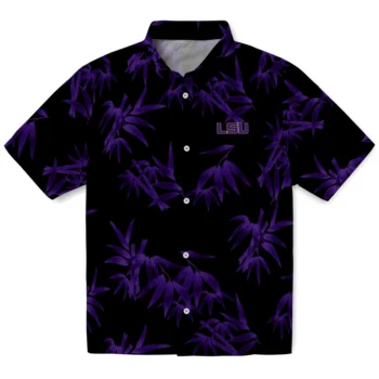 lsu tigers bamboo branches purple black hawaiian shirts best selling