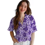 LSU Tigers Hawaiian Shirt – Hibiscus Blooms