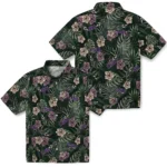 LSU Tigers Hawaiian Shirt – Hibiscus Leaves Pattern