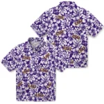 LSU Tigers Hawaiian Shirt – Hibiscus Motif