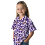LSU Tigers Hawaiian Shirt – Hibiscus Motif