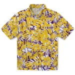 LSU Tigers Hawaiian Shirt – Hibiscus Overlay