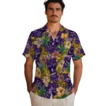 LSU Tigers Hawaiian Shirt – Hibiscus Tiki Jungle