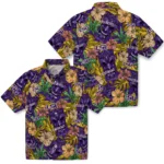 LSU Tigers Hawaiian Shirt – Hibiscus Tiki Jungle