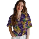 LSU Tigers Hawaiian Shirt – Hibiscus Tiki Jungle