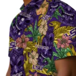 LSU Tigers Hawaiian Shirt – Hibiscus Tiki Jungle