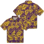LSU Tigers Hawaiian Shirt – Monstera Layer