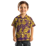LSU Tigers Hawaiian Shirt – Monstera Layer