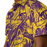 LSU Tigers Hawaiian Shirt – Monstera Layer