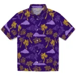 LSU Tigers Hawaiian Shirt – Palm And Clouds