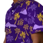 LSU Tigers Hawaiian Shirt – Palm And Clouds