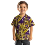 LSU Tigers Hawaiian Shirt – Palm Leaves