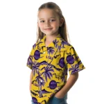 LSU Tigers Hawaiian Shirt – Palm Sunset