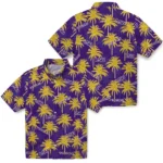 LSU Tigers Hawaiian Shirt – Palm Tree Motif