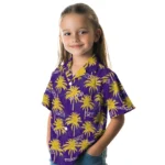 LSU Tigers Hawaiian Shirt – Palm Tree Motif