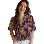 LSU Tigers Hawaiian Shirt – Turtle Lines