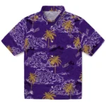 LSU Tigers Hawaiian Shirt – Wave Palm