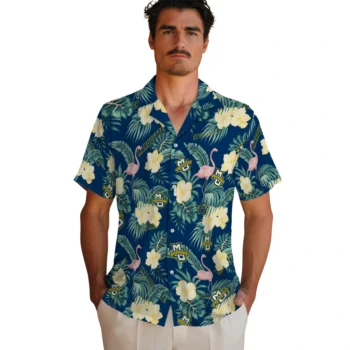 marquette golden eagles flamingo palms blue hawaiian shirts fashion forward