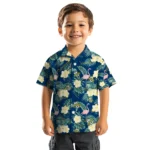 Marquette Golden Eagles Hawaiian Shirt – Flamingo and Hibiscus