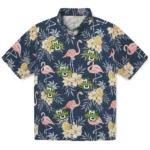 Marquette Golden Eagles Hawaiian Shirt – Flamingo Hibiscus