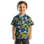 Marquette Golden Eagles Hawaiian Shirt – Hibiscus Flower Design