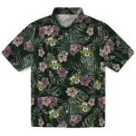 Marquette Golden Eagles Hawaiian Shirt – Hibiscus Leaves Pattern