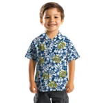 Marquette Golden Eagles Hawaiian Shirt – Hibiscus Motif